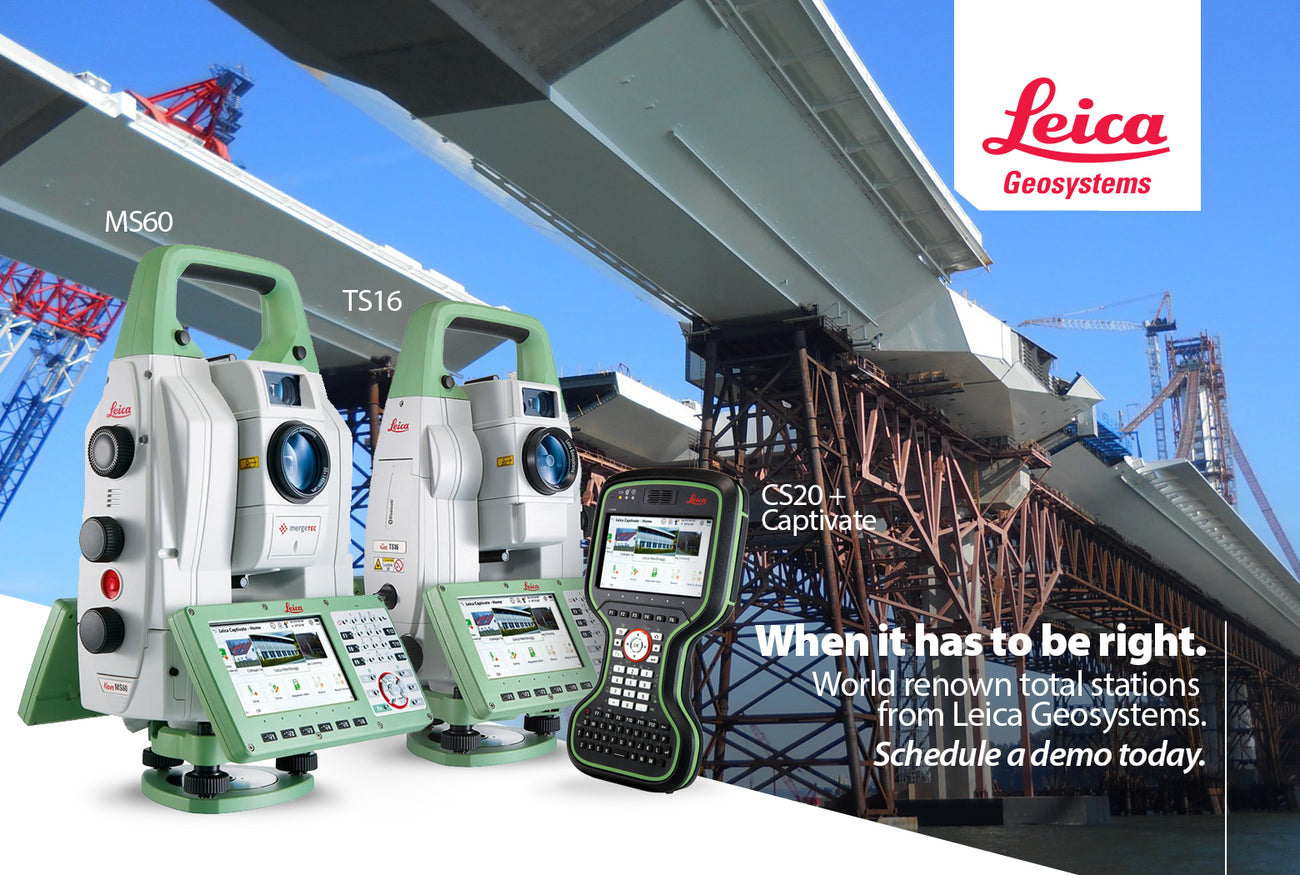Leica Geosystems, MS60 multistation, TS16, TS13, robotic total station, CS20, Captivate, Infinity, Lewis Instruments, Manitoba, Saskatchewan, Ontario, Canada