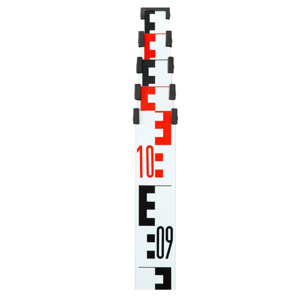 Dual Scale Builder's Rod- 4M or 5M – Lewis Instruments Ltd