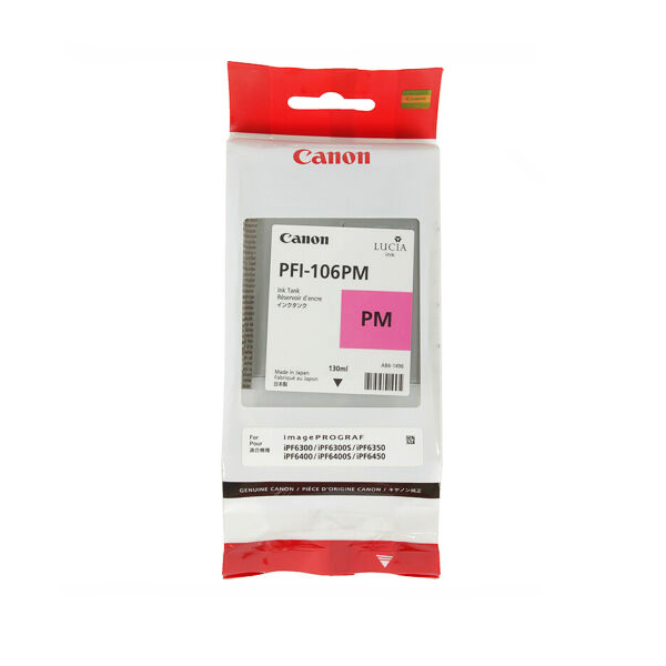 CANON PFI-106 INK 130ML (VARIOUS COLORS AVAILABLE)